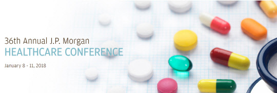 JP모건 헬스케어 콘퍼런스 안내문  출처: JP모건 홈페이지